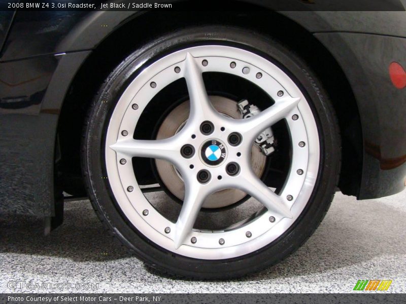 Jet Black / Saddle Brown 2008 BMW Z4 3.0si Roadster