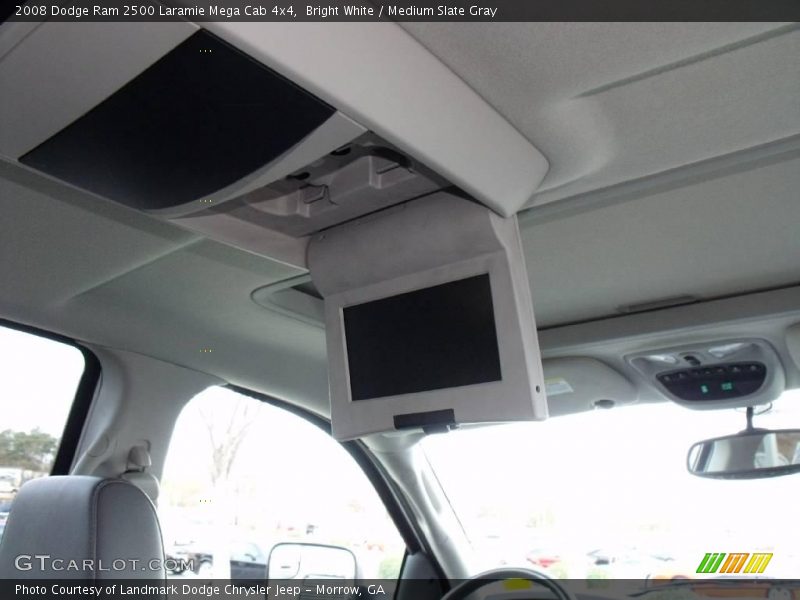Bright White / Medium Slate Gray 2008 Dodge Ram 2500 Laramie Mega Cab 4x4