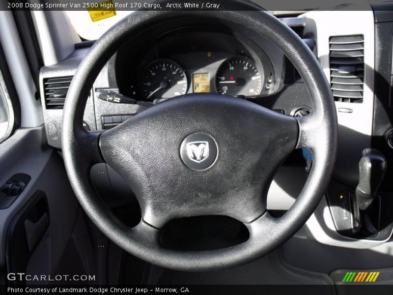 Arctic White / Gray 2008 Dodge Sprinter Van 2500 High Roof 170 Cargo