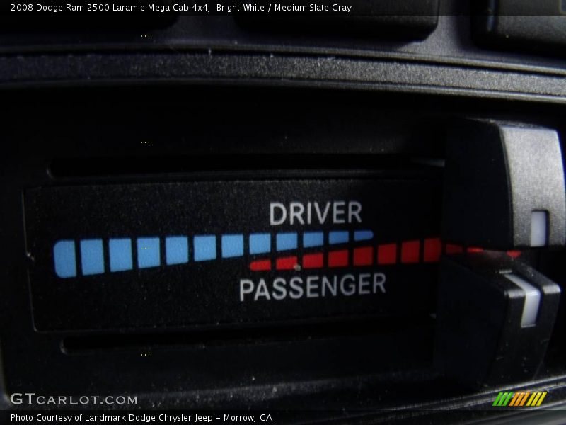 Bright White / Medium Slate Gray 2008 Dodge Ram 2500 Laramie Mega Cab 4x4