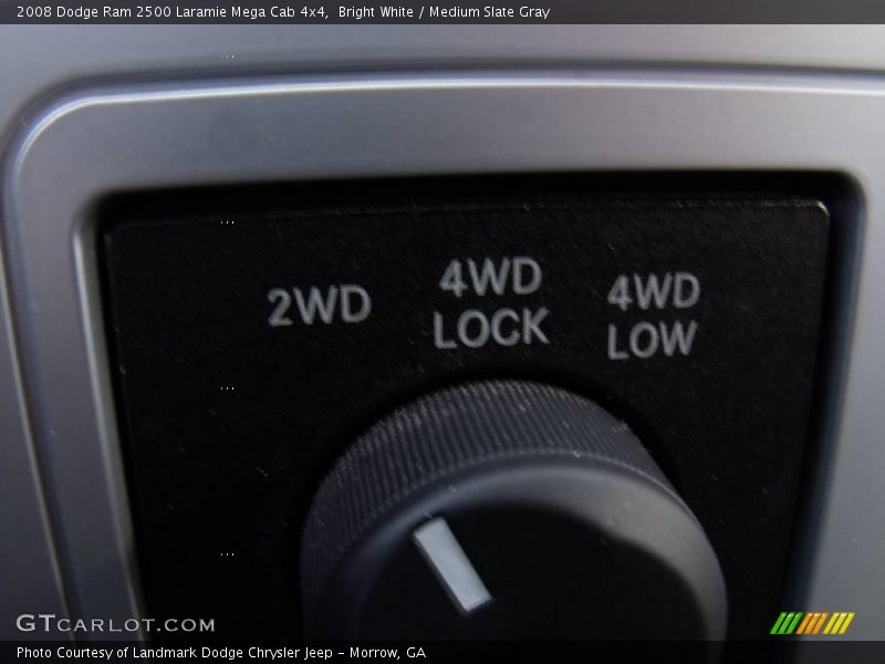Bright White / Medium Slate Gray 2008 Dodge Ram 2500 Laramie Mega Cab 4x4