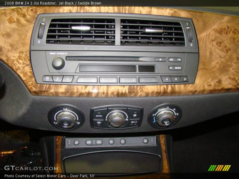 Jet Black / Saddle Brown 2008 BMW Z4 3.0si Roadster