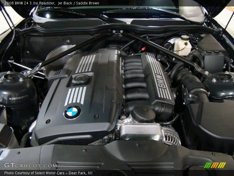 Jet Black / Saddle Brown 2008 BMW Z4 3.0si Roadster