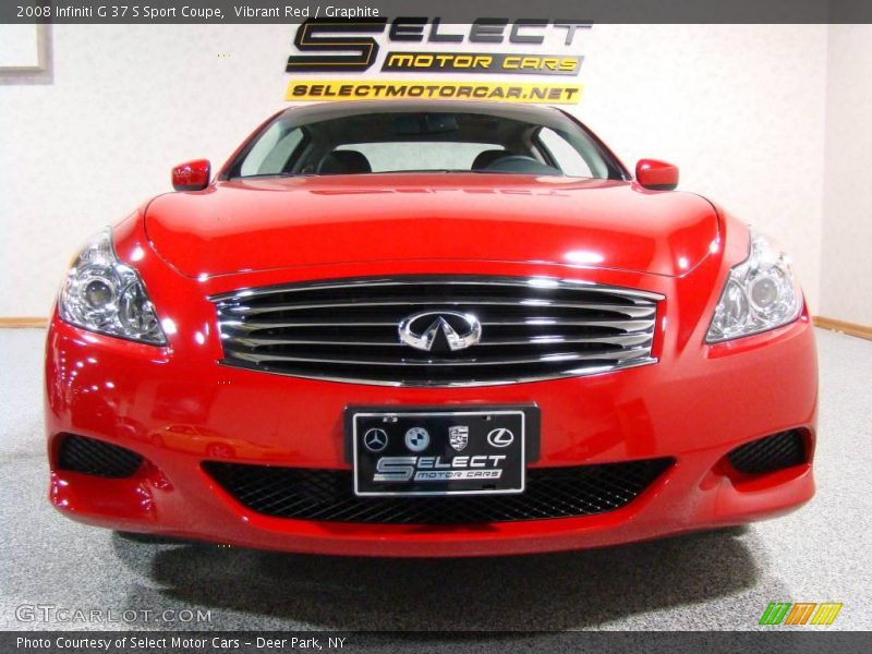 Vibrant Red / Graphite 2008 Infiniti G 37 S Sport Coupe