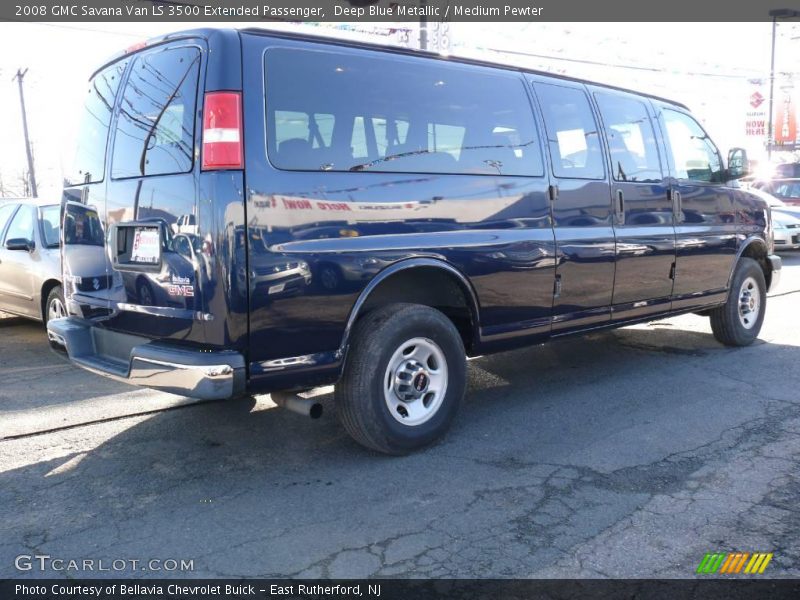 Deep Blue Metallic / Medium Pewter 2008 GMC Savana Van LS 3500 Extended Passenger