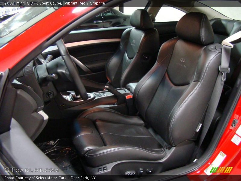 Vibrant Red / Graphite 2008 Infiniti G 37 S Sport Coupe