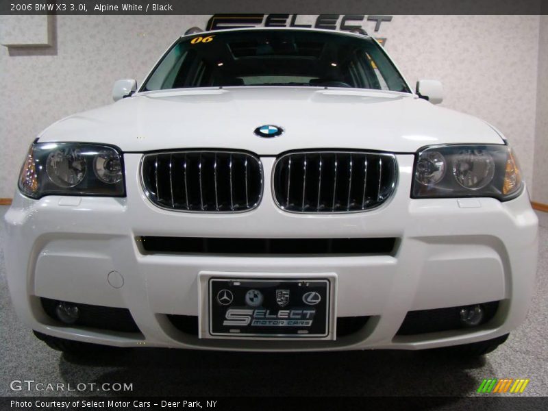 Alpine White / Black 2006 BMW X3 3.0i