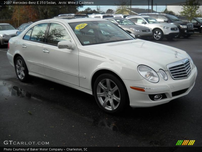 Arctic White / Cashmere 2007 Mercedes-Benz E 350 Sedan