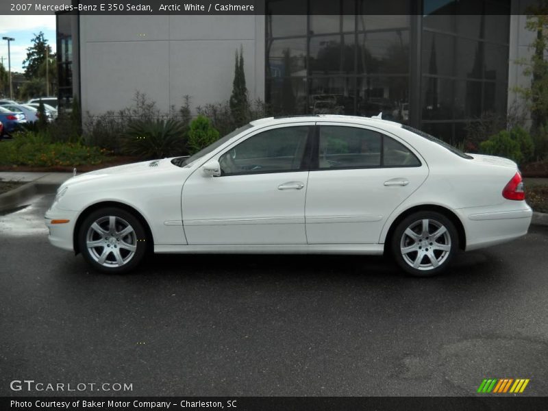 Arctic White / Cashmere 2007 Mercedes-Benz E 350 Sedan