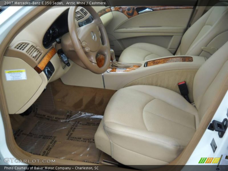 Arctic White / Cashmere 2007 Mercedes-Benz E 350 Sedan