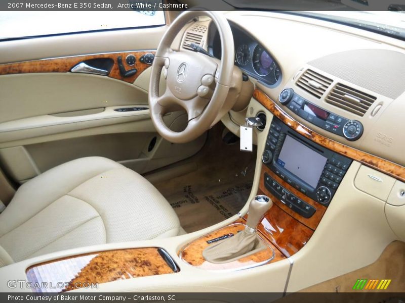 Arctic White / Cashmere 2007 Mercedes-Benz E 350 Sedan