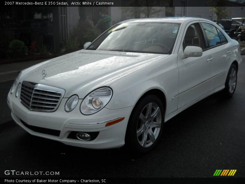 Arctic White / Cashmere 2007 Mercedes-Benz E 350 Sedan
