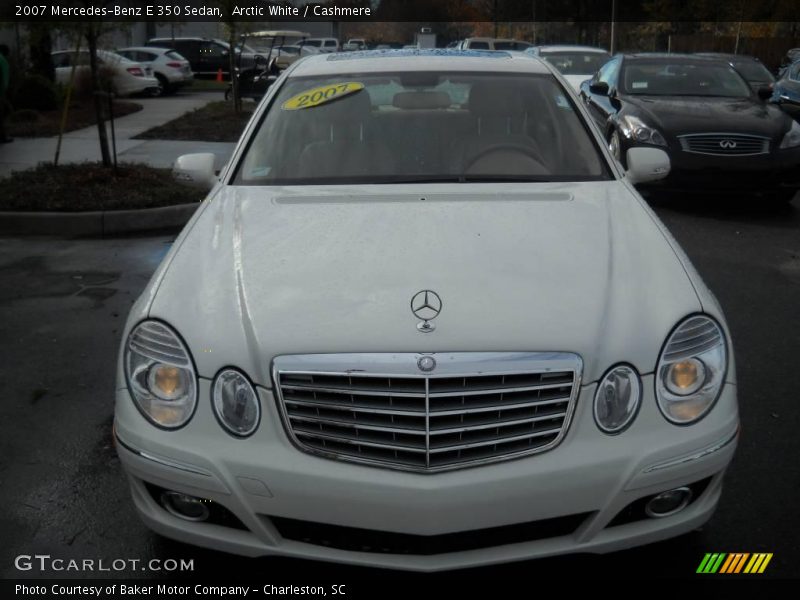 Arctic White / Cashmere 2007 Mercedes-Benz E 350 Sedan
