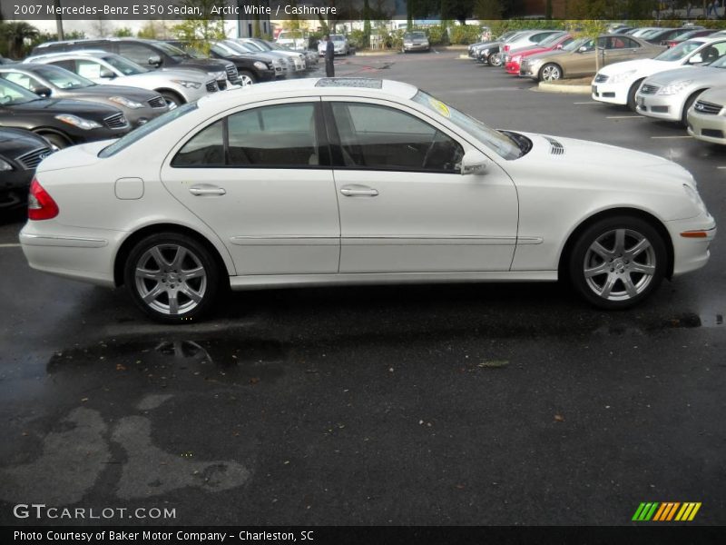 Arctic White / Cashmere 2007 Mercedes-Benz E 350 Sedan