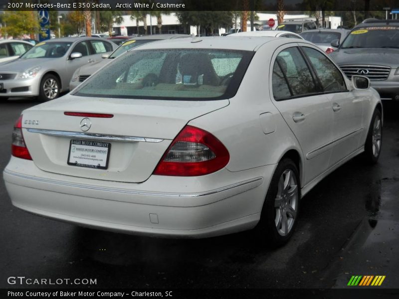 Arctic White / Cashmere 2007 Mercedes-Benz E 350 Sedan