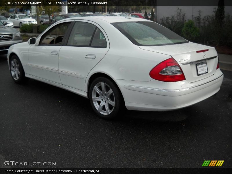 Arctic White / Cashmere 2007 Mercedes-Benz E 350 Sedan