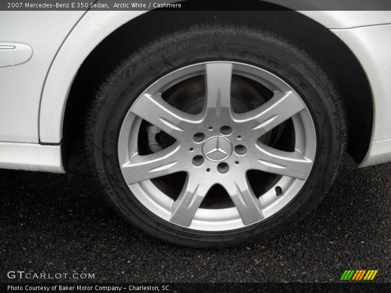 Arctic White / Cashmere 2007 Mercedes-Benz E 350 Sedan