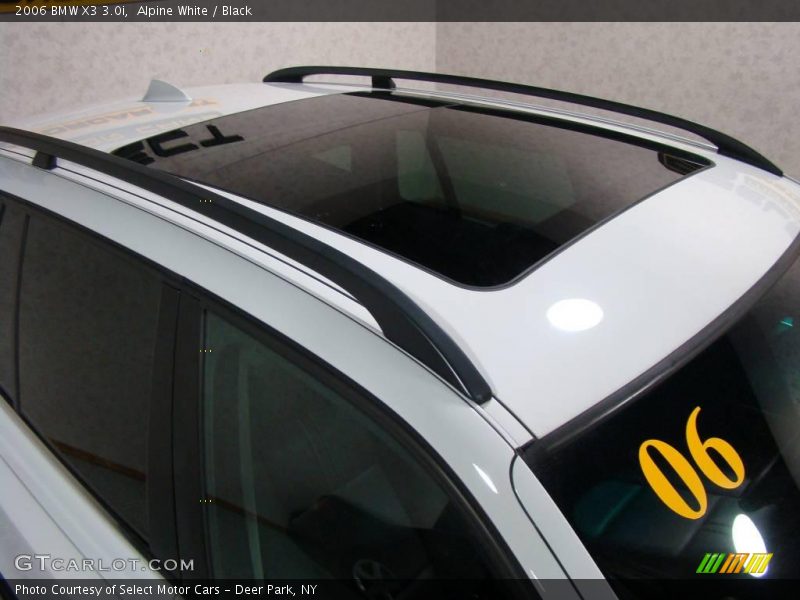 Alpine White / Black 2006 BMW X3 3.0i