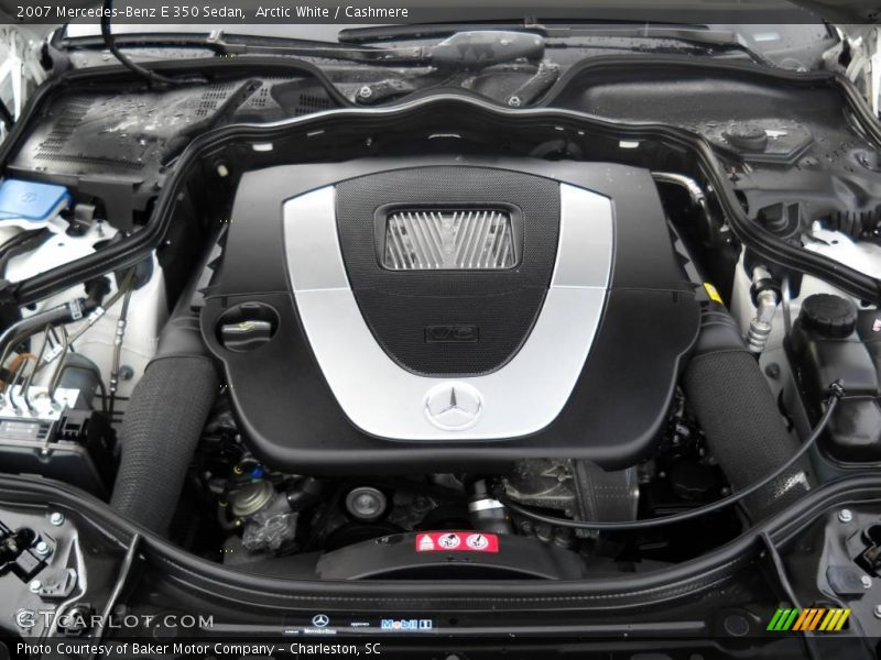 Arctic White / Cashmere 2007 Mercedes-Benz E 350 Sedan