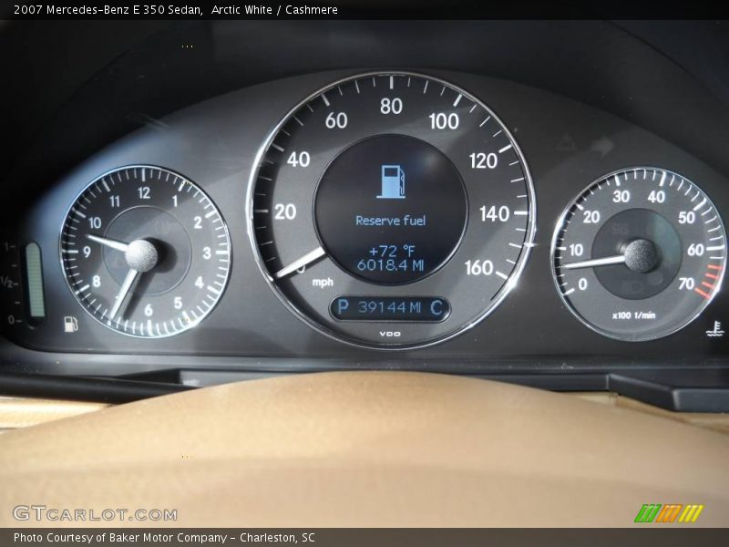 Arctic White / Cashmere 2007 Mercedes-Benz E 350 Sedan