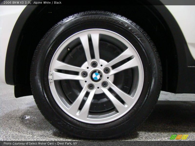 Alpine White / Black 2006 BMW X3 3.0i