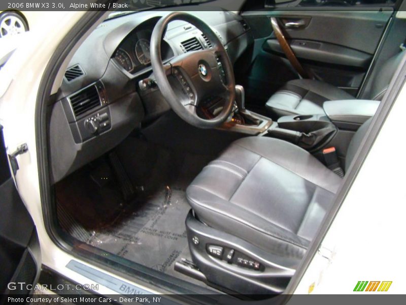 Alpine White / Black 2006 BMW X3 3.0i