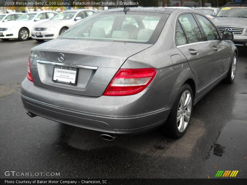 Palladium Silver Metallic / Grey/Black 2009 Mercedes-Benz C 300 Luxury