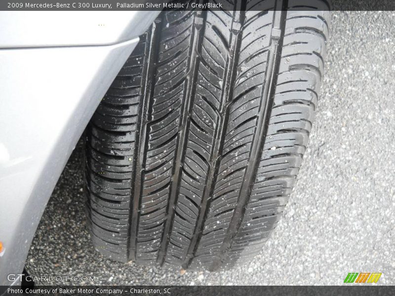 Palladium Silver Metallic / Grey/Black 2009 Mercedes-Benz C 300 Luxury
