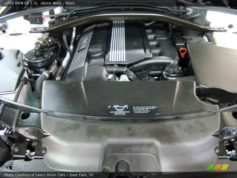 Alpine White / Black 2006 BMW X3 3.0i