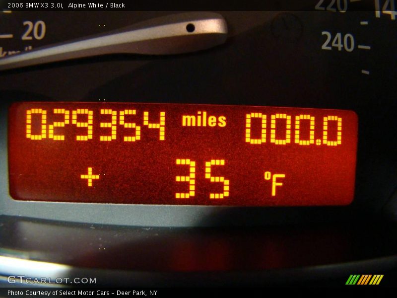 Alpine White / Black 2006 BMW X3 3.0i