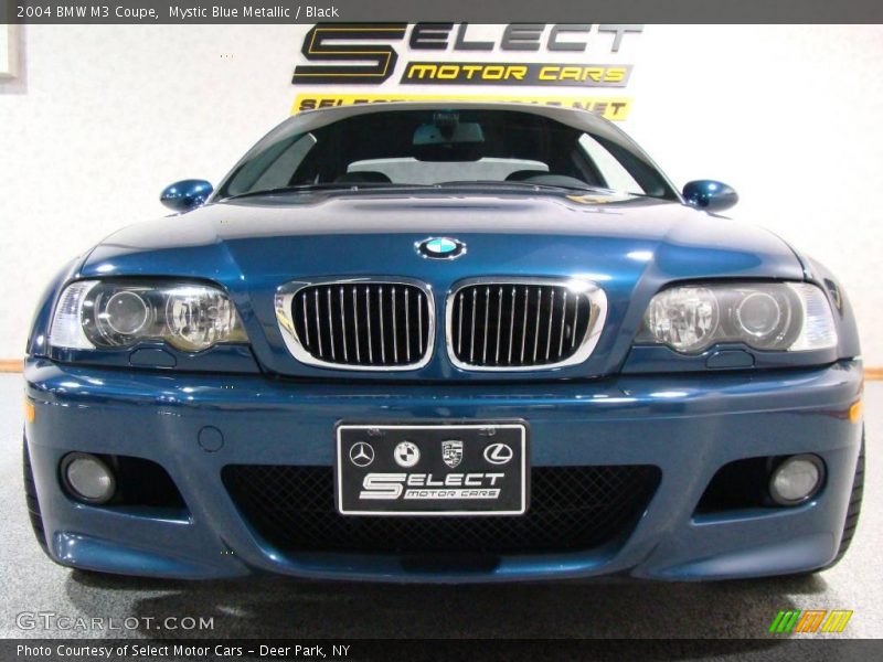 Mystic Blue Metallic / Black 2004 BMW M3 Coupe