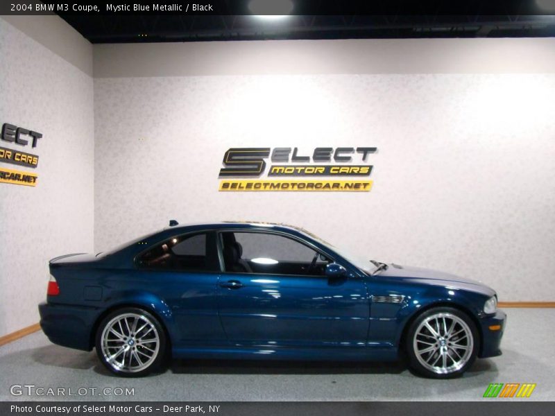 Mystic Blue Metallic / Black 2004 BMW M3 Coupe