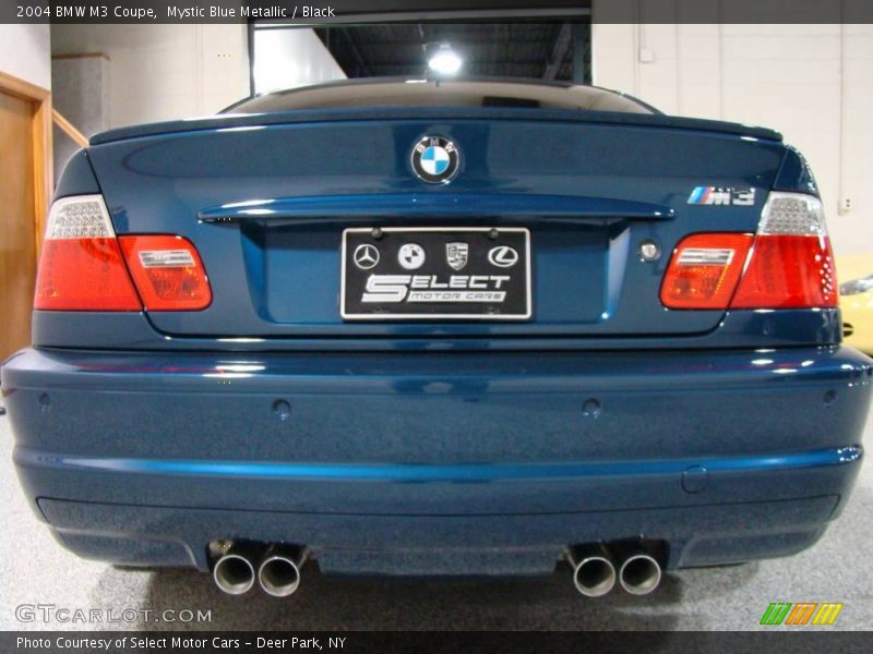 Mystic Blue Metallic / Black 2004 BMW M3 Coupe