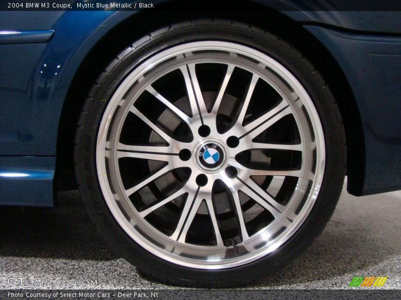 Mystic Blue Metallic / Black 2004 BMW M3 Coupe