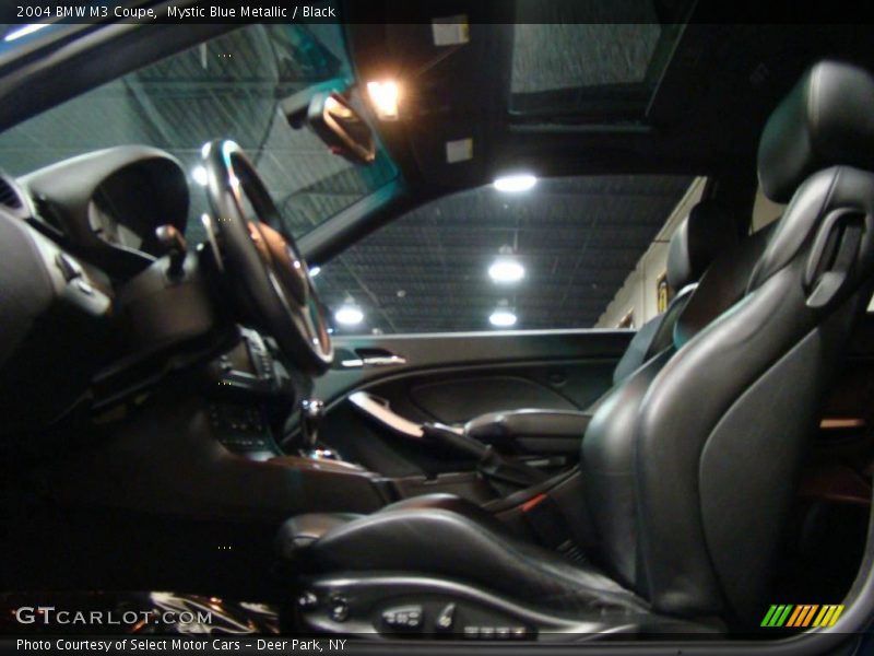 Mystic Blue Metallic / Black 2004 BMW M3 Coupe