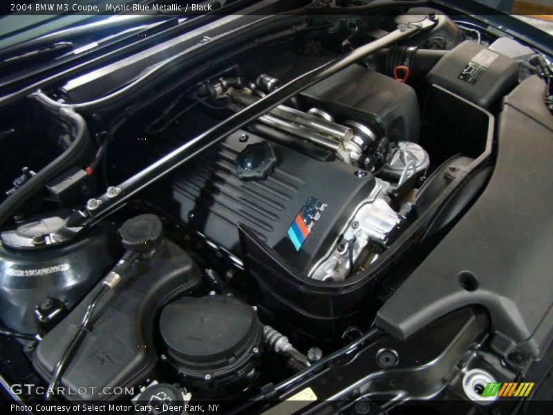 Mystic Blue Metallic / Black 2004 BMW M3 Coupe
