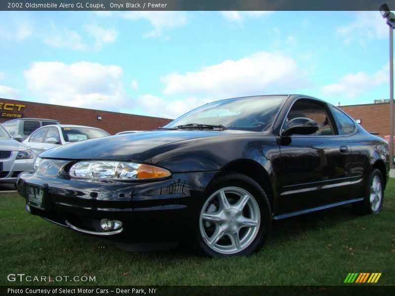 Onyx Black / Pewter 2002 Oldsmobile Alero GL Coupe