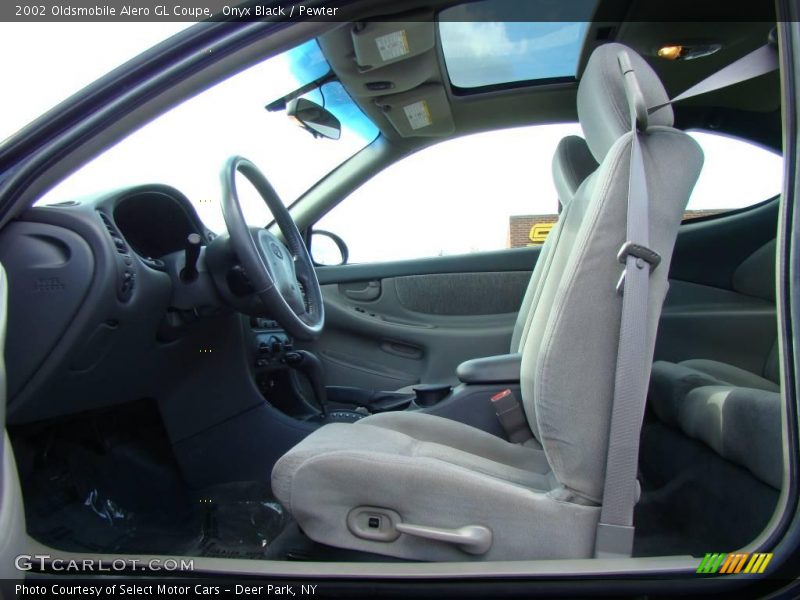 Onyx Black / Pewter 2002 Oldsmobile Alero GL Coupe