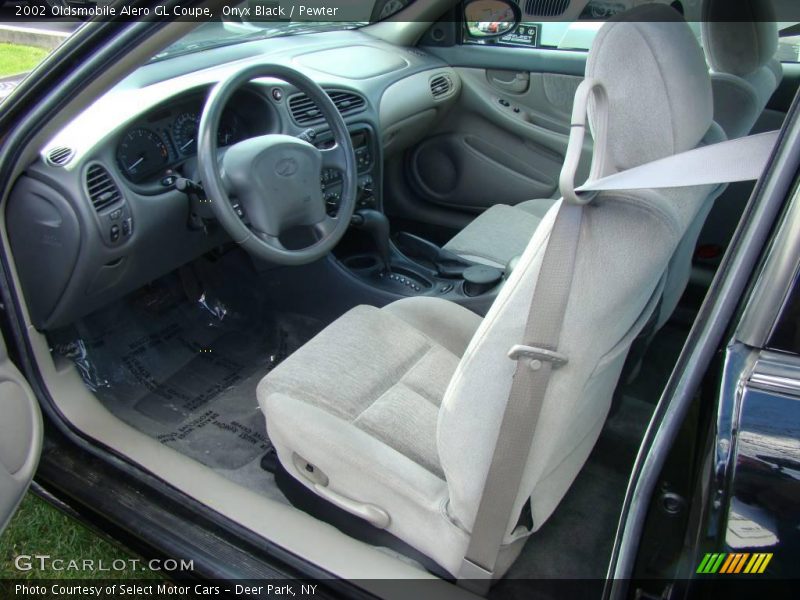 Onyx Black / Pewter 2002 Oldsmobile Alero GL Coupe