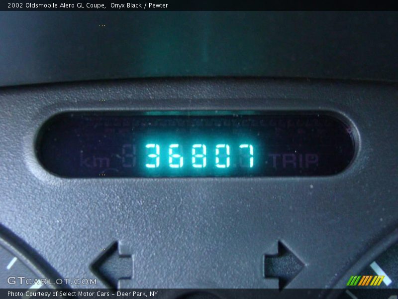 Onyx Black / Pewter 2002 Oldsmobile Alero GL Coupe