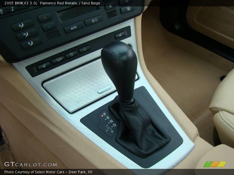 Flamenco Red Metallic / Sand Beige 2005 BMW X3 3.0i