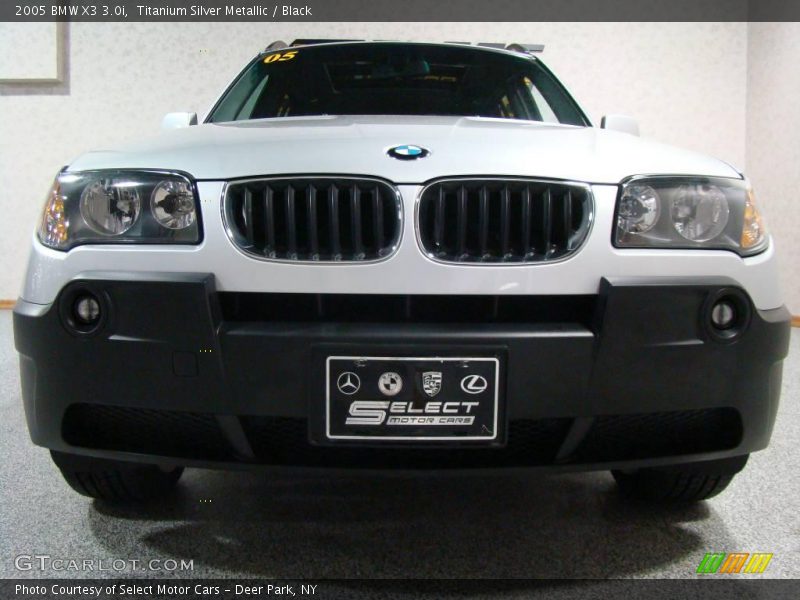 Titanium Silver Metallic / Black 2005 BMW X3 3.0i