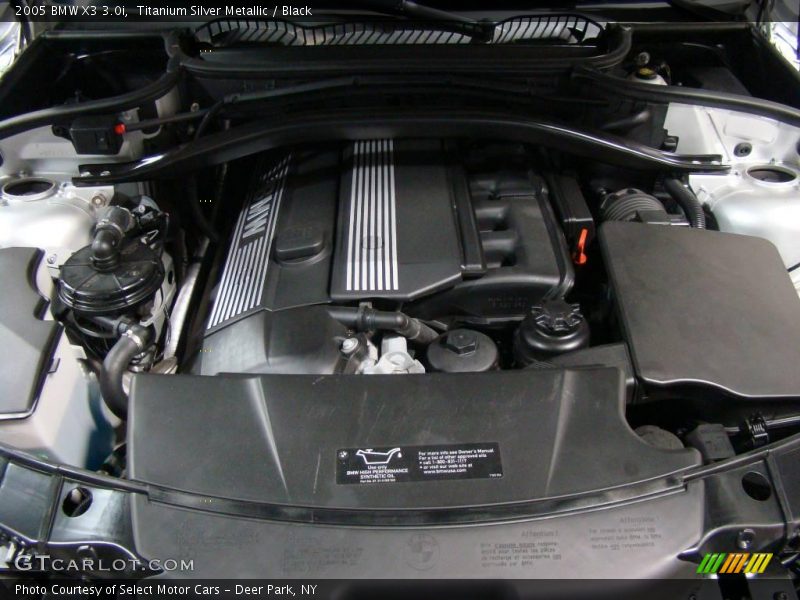 Titanium Silver Metallic / Black 2005 BMW X3 3.0i