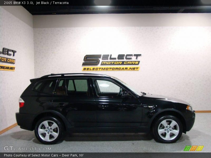 Jet Black / Terracotta 2005 BMW X3 3.0i