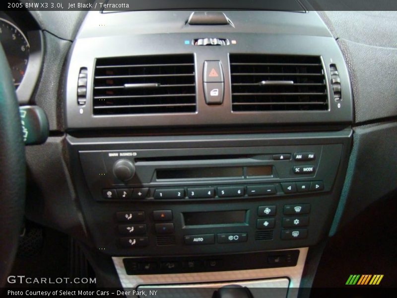 Jet Black / Terracotta 2005 BMW X3 3.0i