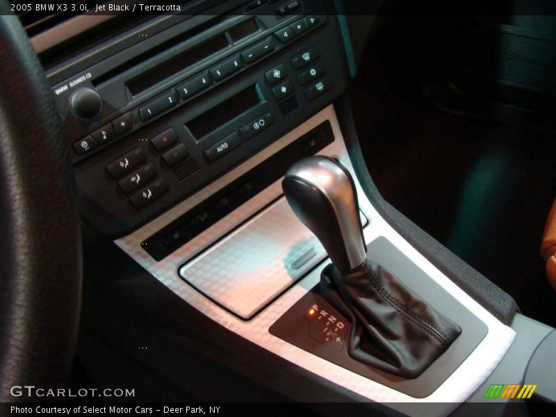 Jet Black / Terracotta 2005 BMW X3 3.0i