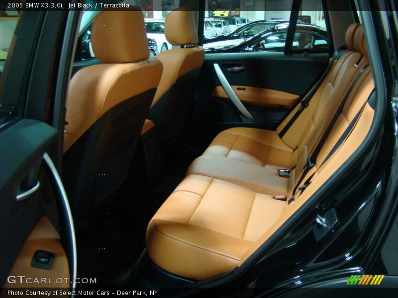 Jet Black / Terracotta 2005 BMW X3 3.0i
