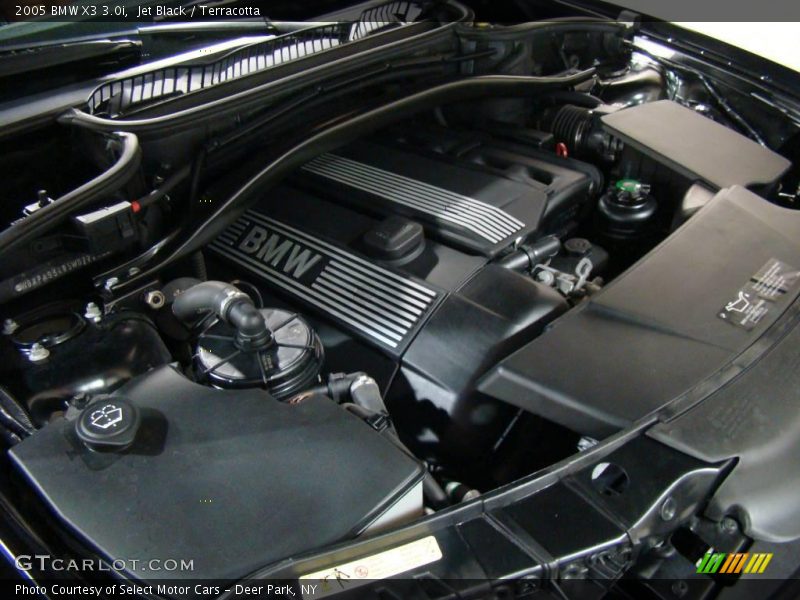 Jet Black / Terracotta 2005 BMW X3 3.0i