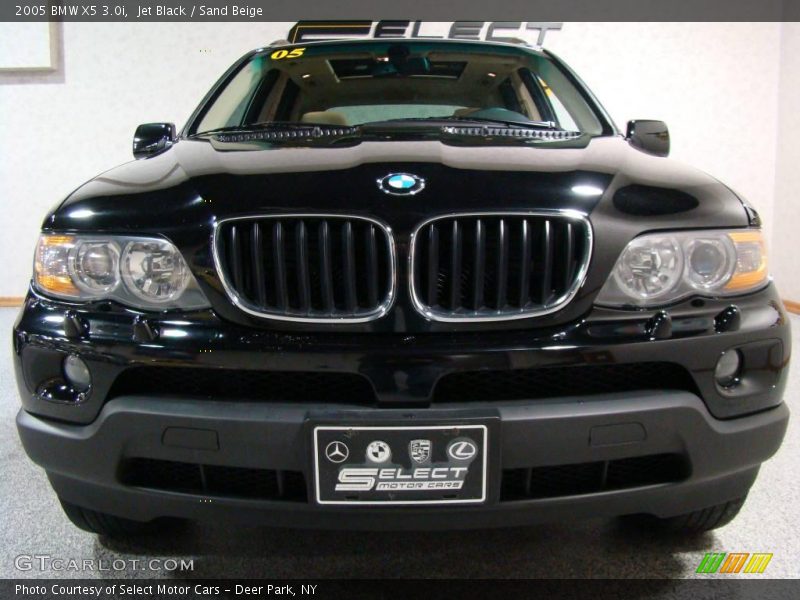 Jet Black / Sand Beige 2005 BMW X5 3.0i