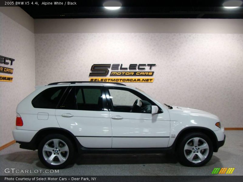 Alpine White / Black 2005 BMW X5 4.4i